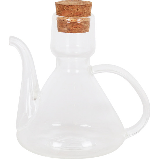 GLASS OIL CAN WITH LID 125CC  image 4
