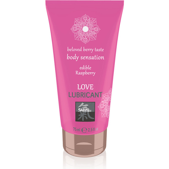 LOVE LUBRICANT EDIBLE RASPBERRY 75ML image 0