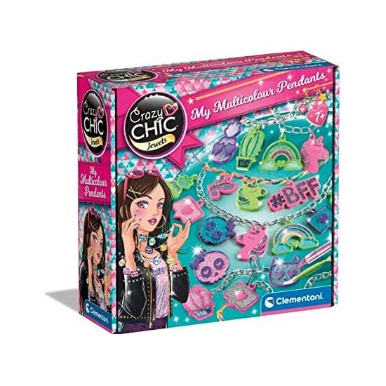 COLGANTES C/PURPURINA CRAZY CHIC image 0
