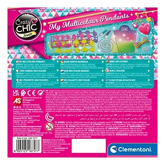 COLGANTES C/PURPURINA CRAZY CHIC image 2