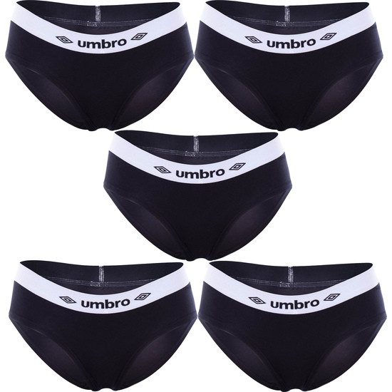 SET 5 SLIPS DEPORTIVO FEMENINO NEGRO UMBRO  image 0