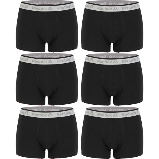 PACK DE 6 BOXERS 95% ALGODÓN - BODY: 3NEGRO/3ROJO image 0