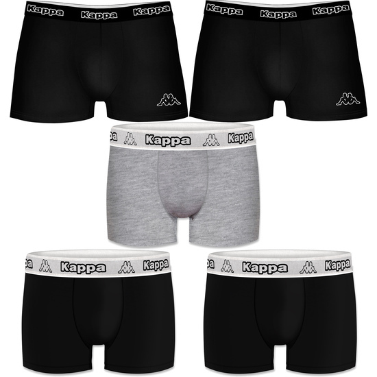 SET 5PCS BOXERS KAPPA - NEGRO Y MULTICOLOR image 0