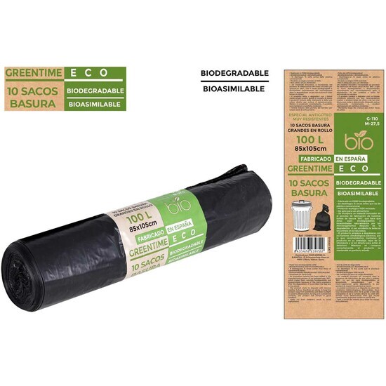 10 GARBAGE BAGS 85X105-G110-100 L. image 0