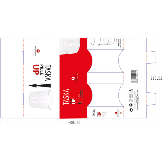 SET 4 VASOS CHIQUITO 25CL TASKA APILABLE image 1