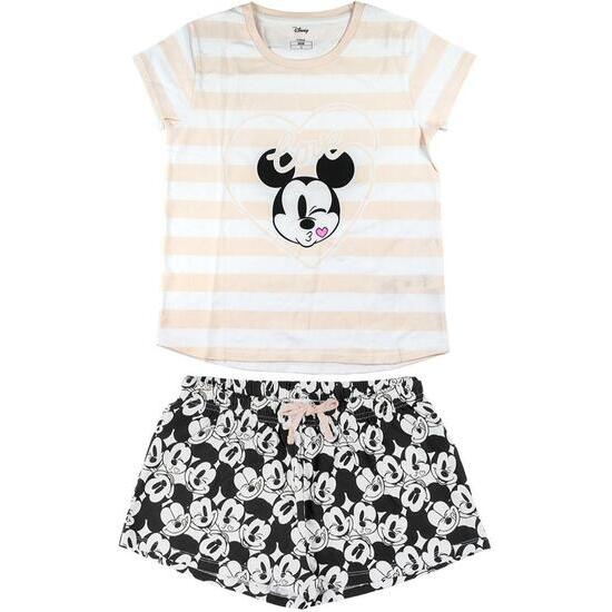 PIJAMA CORTO SINGLE JERSEY MINNIE WHITE image 0