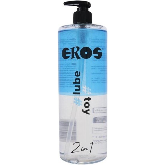 EROS 2 EN 1 - LUBRICANTE BASE DE AGUA 1000 ML image 0