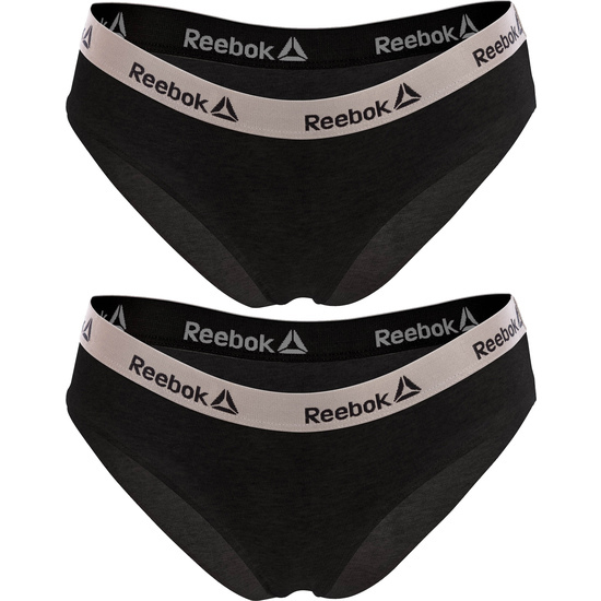 SET DE 2 CULOTTES DEPORTIVOS PARA MUJER REEBOK - NEGRO - 95% ALGODÓN 5% ELASTANO image 0