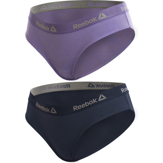 SET DE 2 CULOTTES DEPORTIVOS PARA MUJER REEBOK - LILA - MARINO  image 0