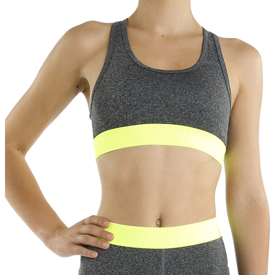 TOP DEPORTIVO PARA MUJER - GRIS-AMARILLO image 0