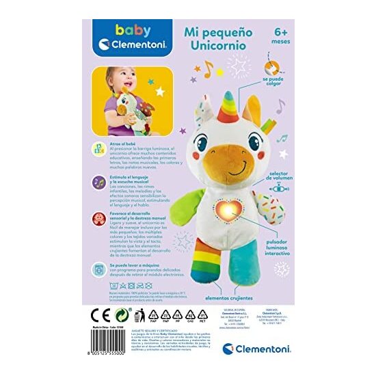 BABY UNICORNIO PLUCHE C/SONIDOS image 3