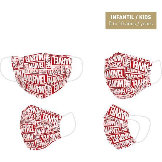 MASCARILLA HIGIÉNICA REUTILIZABLE HOMOLOGADA MARVEL RED image 0