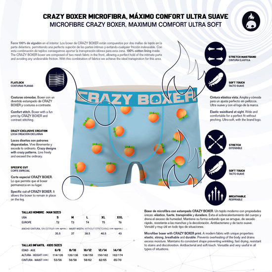 BOXER UNITARIO CRAZY BOXER - MICROFIBRA - MULTICOLOR image 1